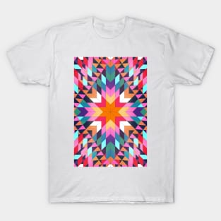 Triangles 2 abstract tribal pattern T-Shirt